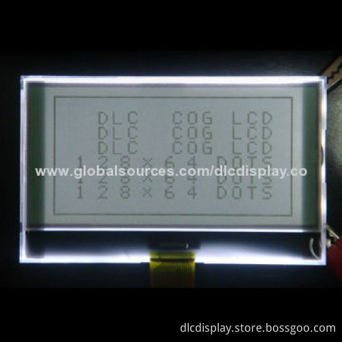 128 x 64 Dots Transflective FSTN LCD Modules with 1/64 Duty, 1/9 Bias